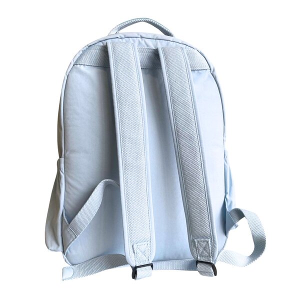 brand new Kipling 45cm 15" backpack Seoul large openside pocket light blue - Picture 2 of 10